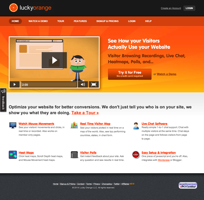 Lucky Orange - see how your visitors actually use your website